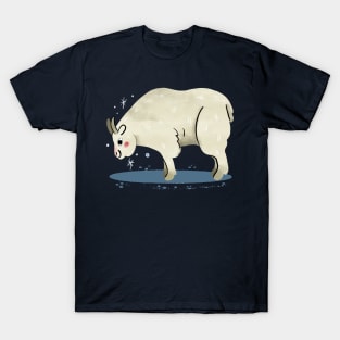 Goat Painting Hand Drawn T-Shirt